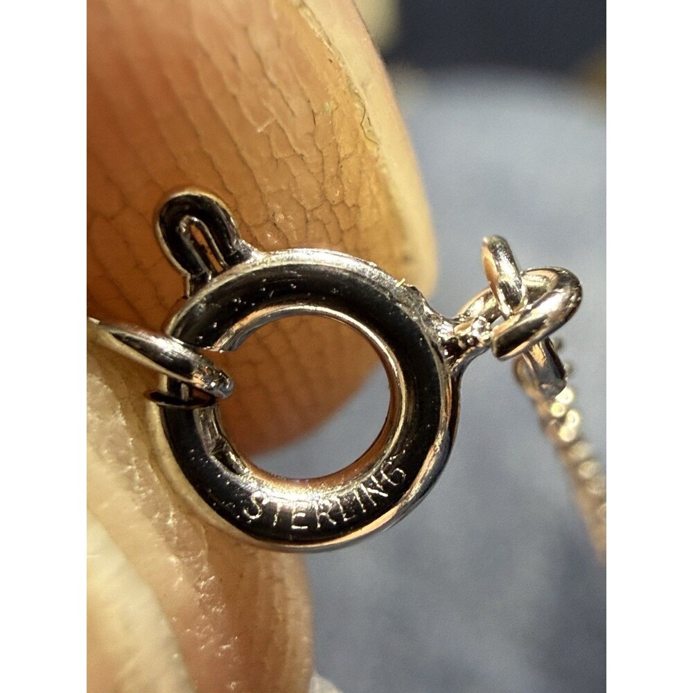 15” 925 Sterling Silver Small Chain Necklace
